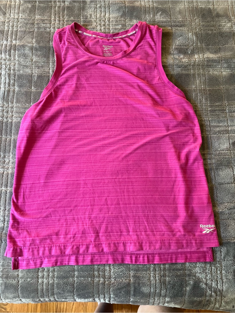 Reebok Fuchsia Performance Sleeveless Tank